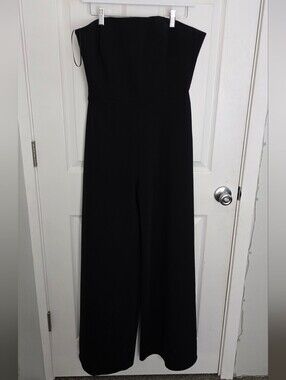 Nomi Fame Sarah Black Palazzo Jumpsuit Custom Corset Back